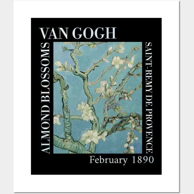 Almond blossom - Van Gogh Wall Art by Vincent Van Gogh T-Shirts